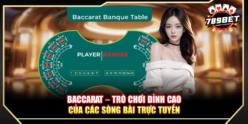 Baccarat – Trò chơi đỉnh cao của các sòng bài trực tuyến