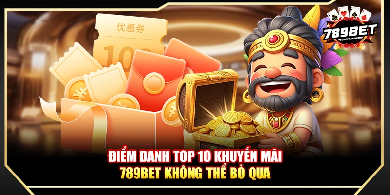 Điểm danh top 10 khuyến mãi 789BET không thể bỏ qua